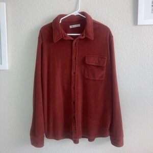 Outerknown Rust Casual Button Down Shirt